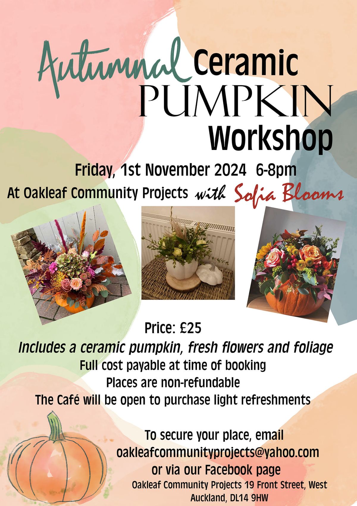 Autumnal Ceramic Pumpkin Workshop