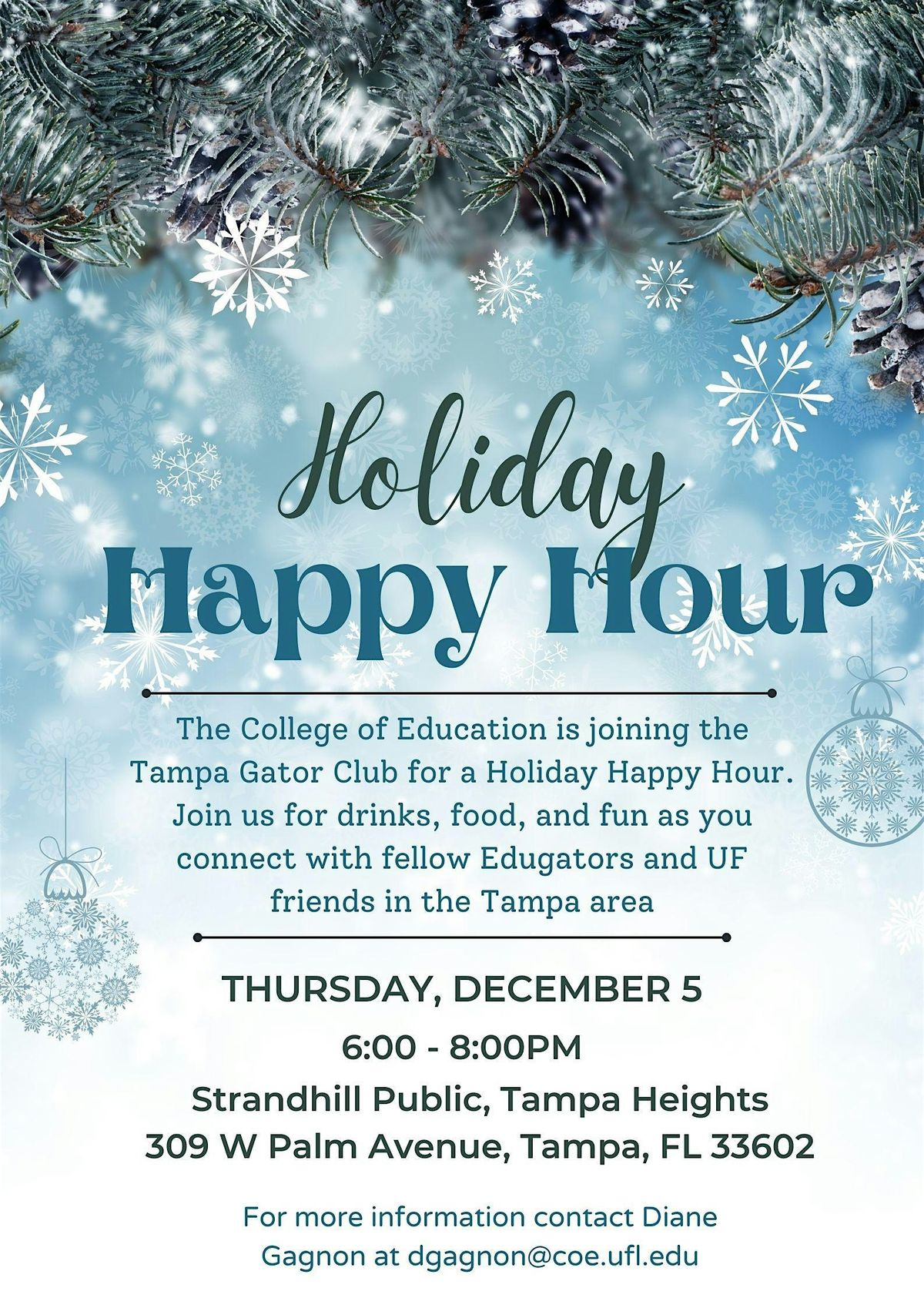 College of Education Tampa Happy Hour