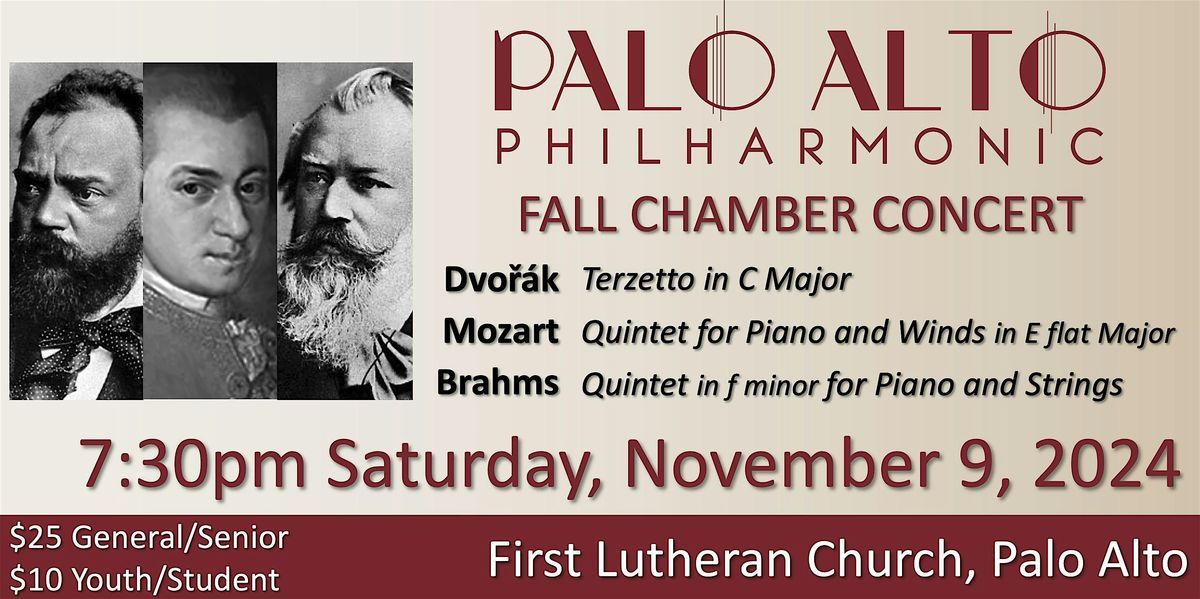 Classical Music - Palo Alto Philharmonic - Fall Chamber Concert