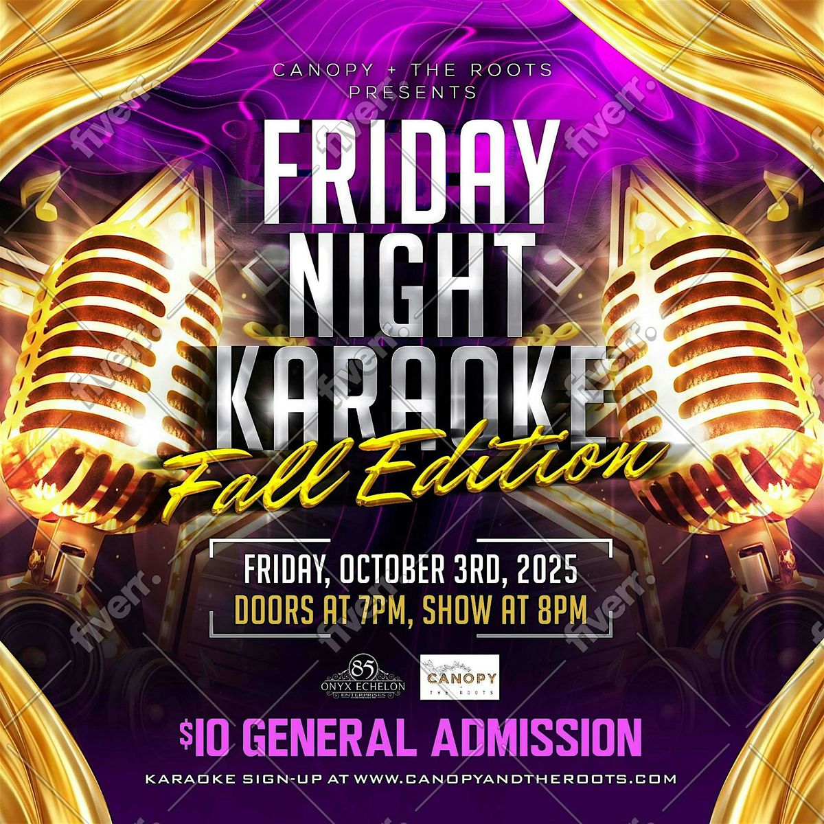 Friday Night Karaoke Party with host Akeeme Martin: LIVE in the Roots
