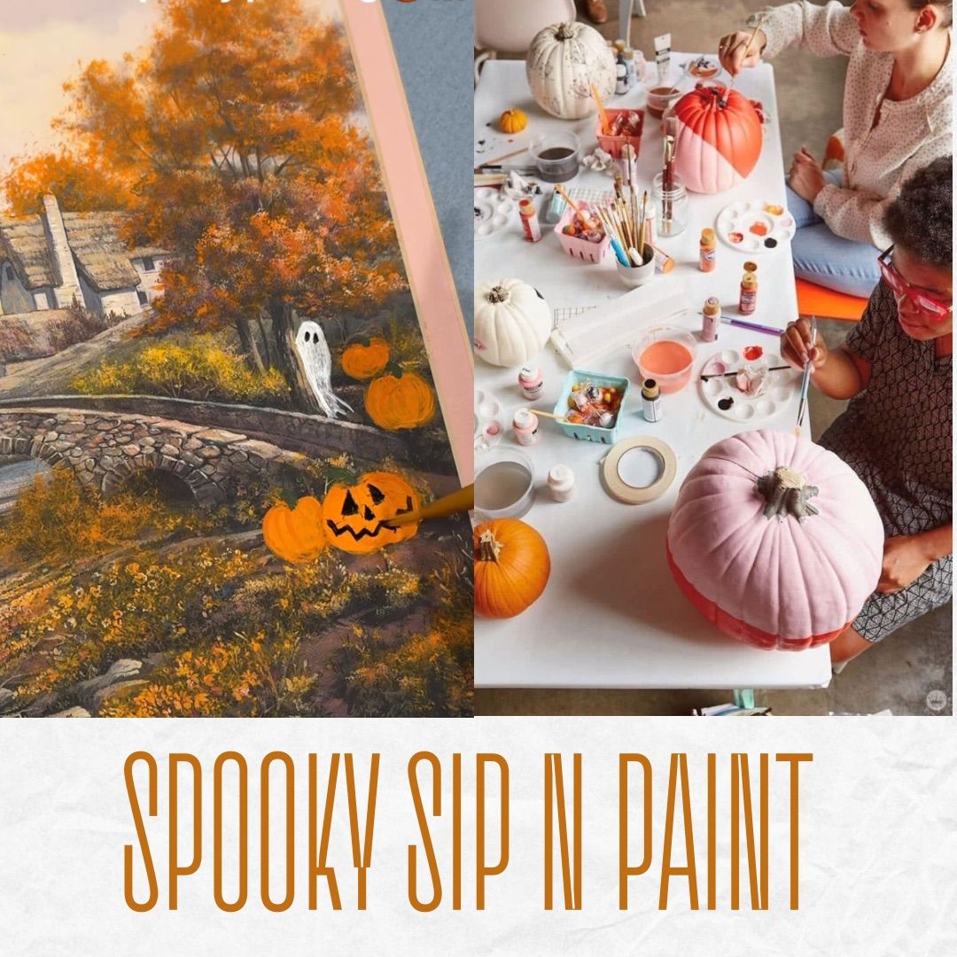 Spooky sip n paint 