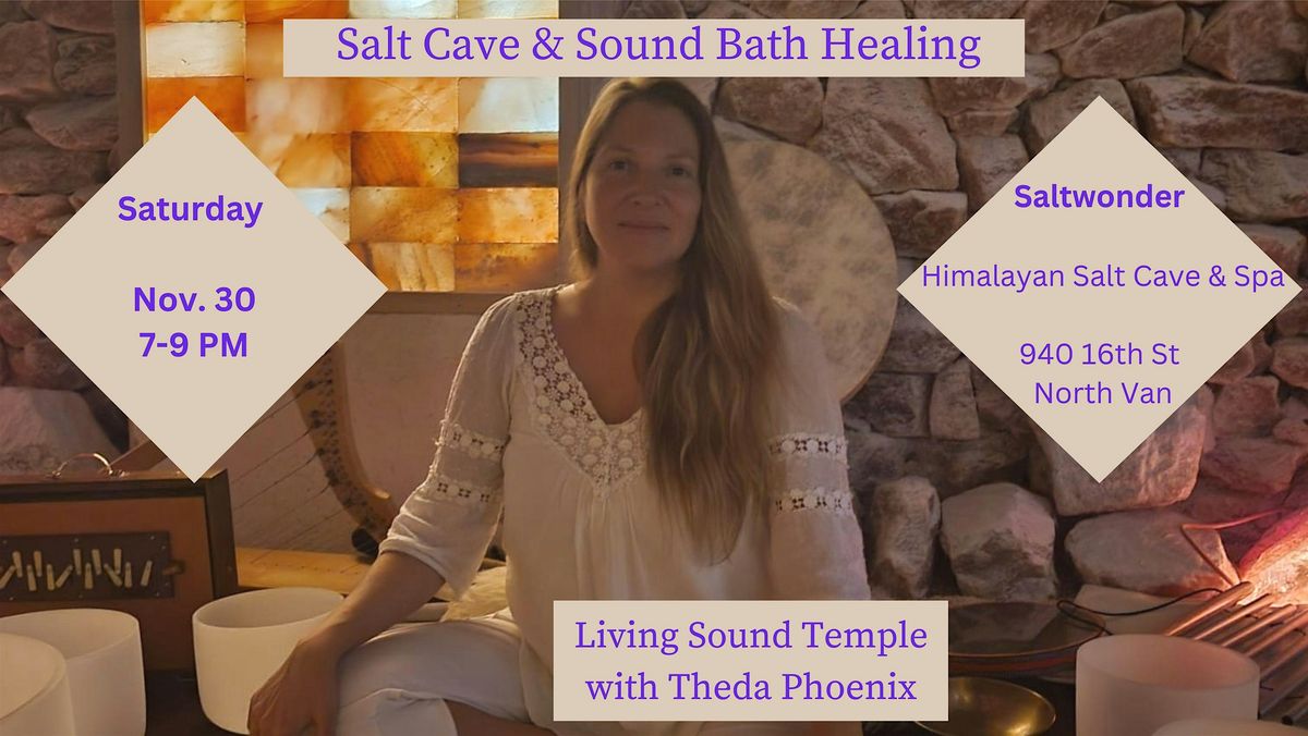 New Moon Sound Bath in Himalayan Salt Cave w\/Theda Phoenix