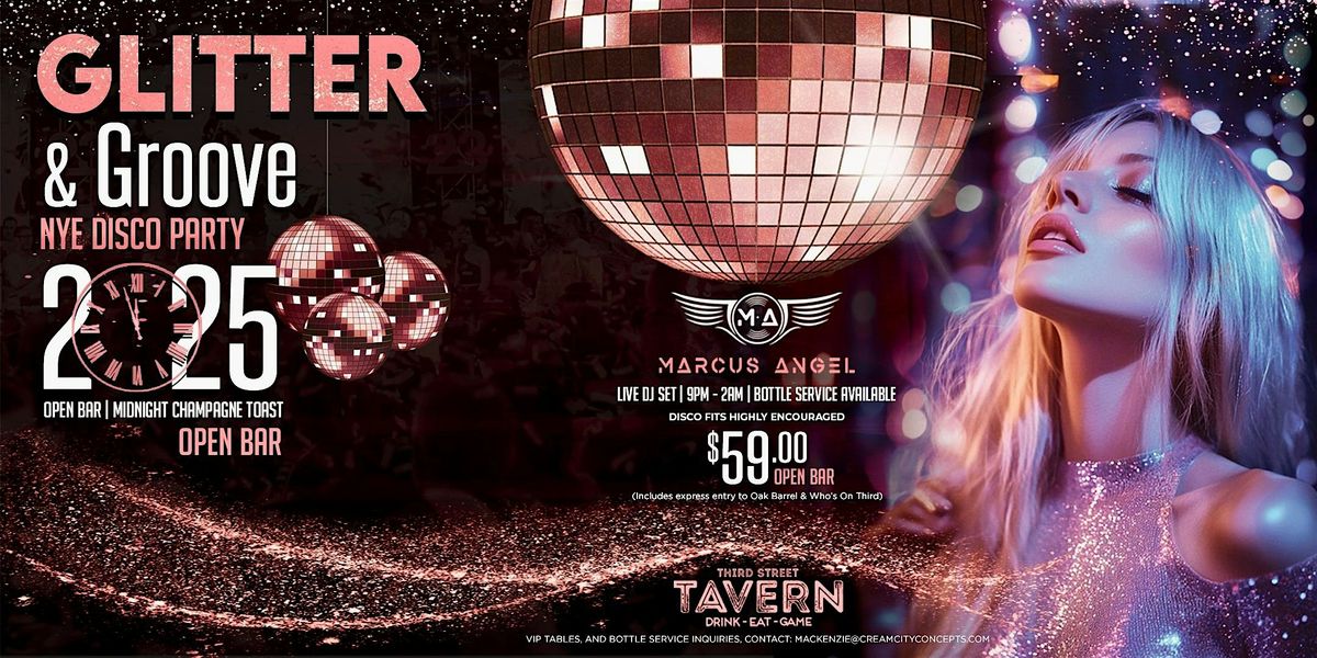 Glitter & Groove NYE 2025 Party!