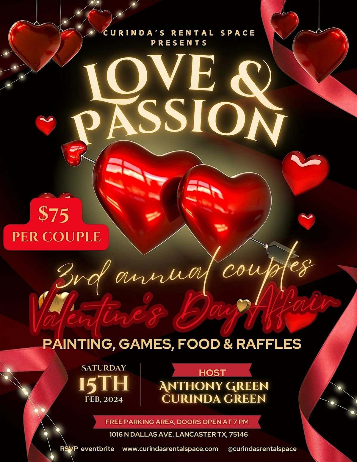 3rd Annual Couples Valentines Day Affair