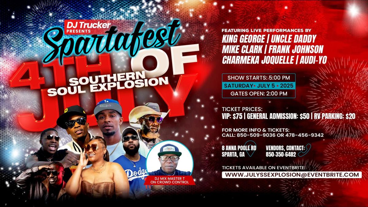 Parking Southern Soul Explosion with King George