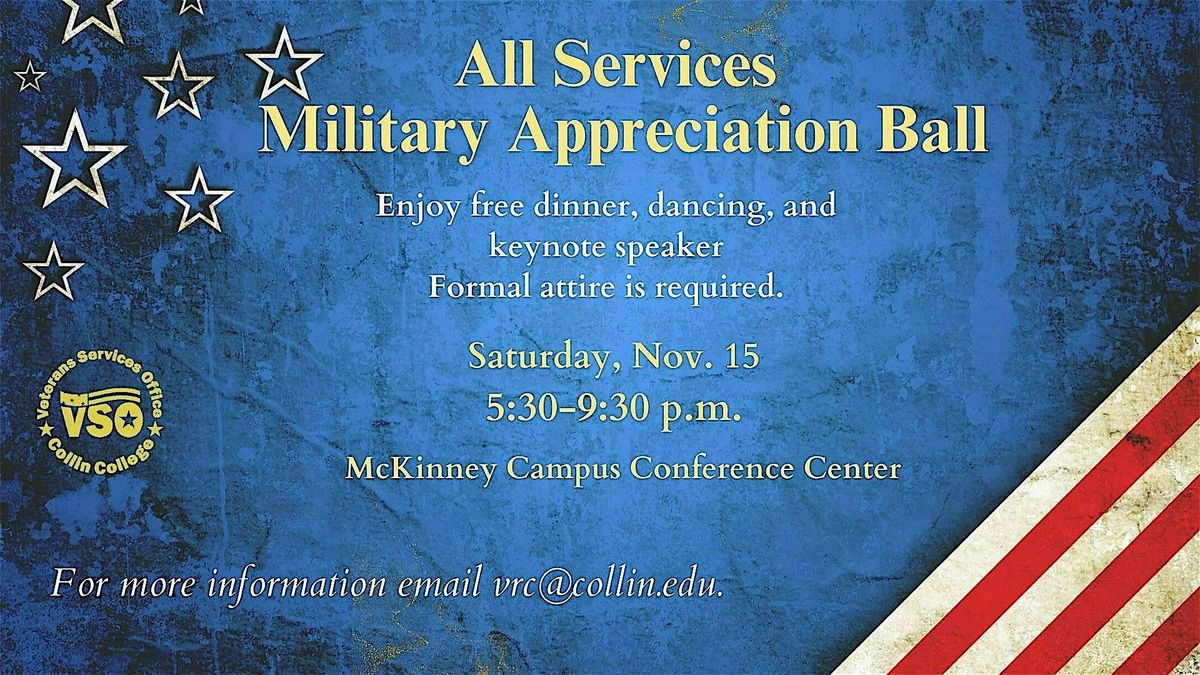 Collin College All Services Military Appreciation Ball