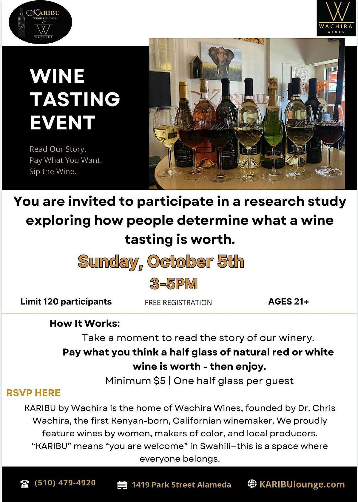 SFSU Wine Tasting Event