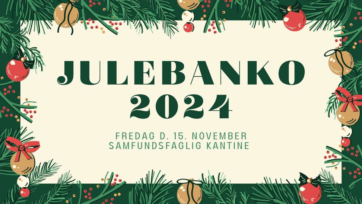 JUS pr\u00e6senterer: Julebanko 2024