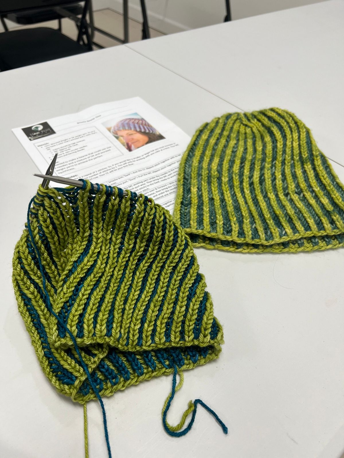 Learn Brioche Knitting in the Round