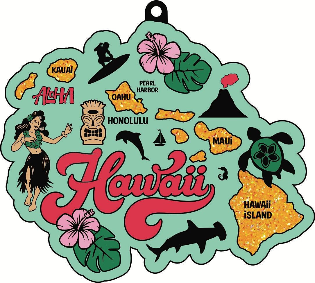 2021 Race Thru Hawaii 5K 10K 13.1 26.2 -Participate from Home Save $5