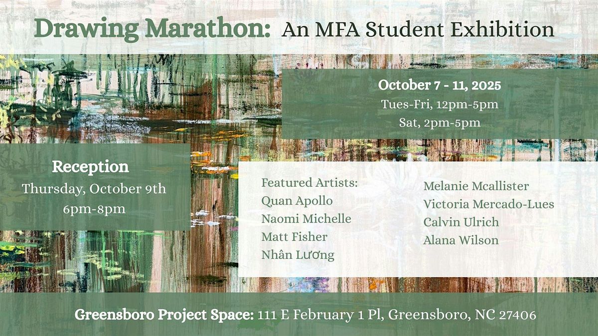 Drawing Marathon: An MFA Student Exhibition