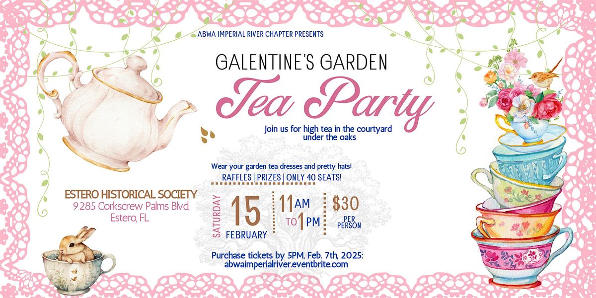 A Galentine's Garden Tea Party with ABWA Imperial River Chapter