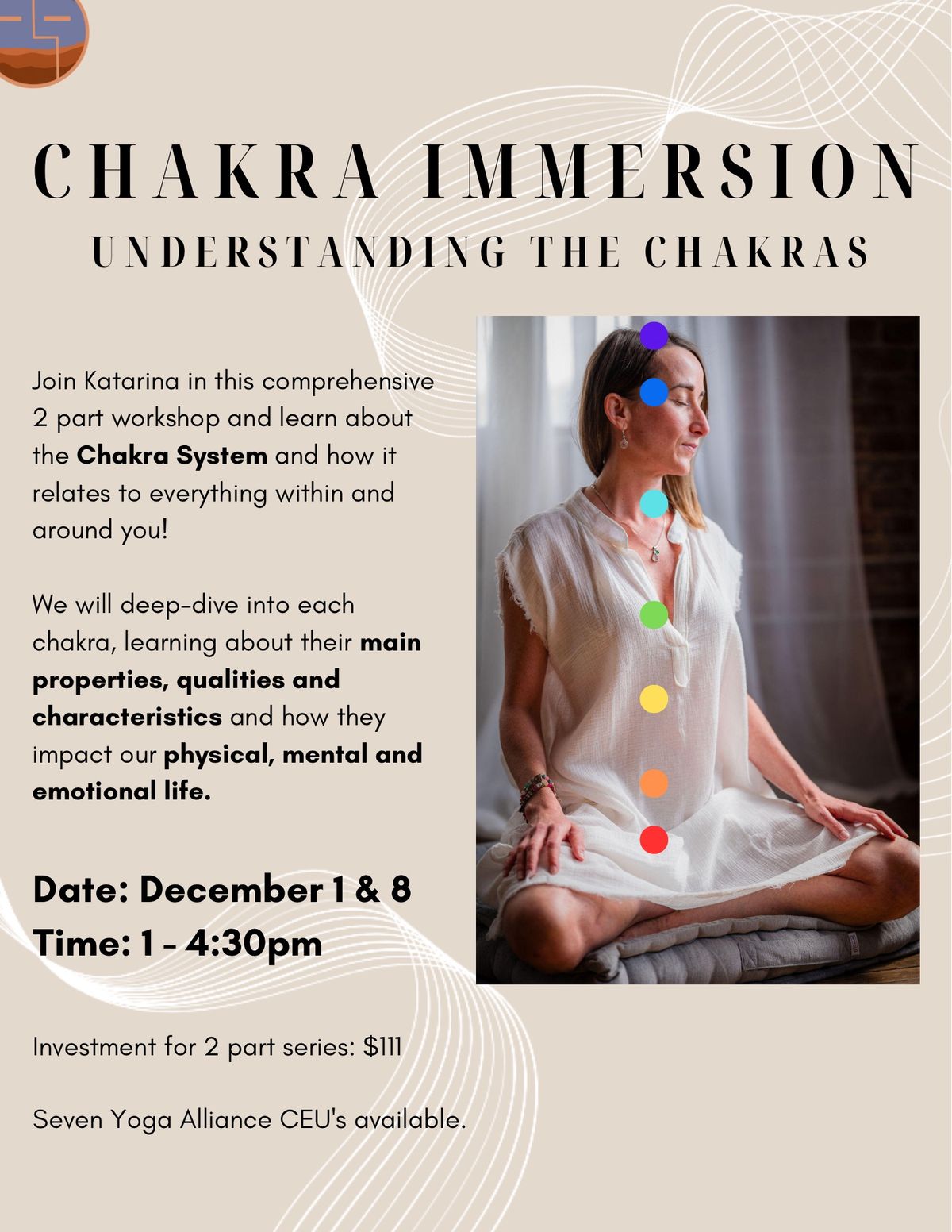 Chakra Immersion: Understanding the Chakras Part Two with  Katarina Svabcikova