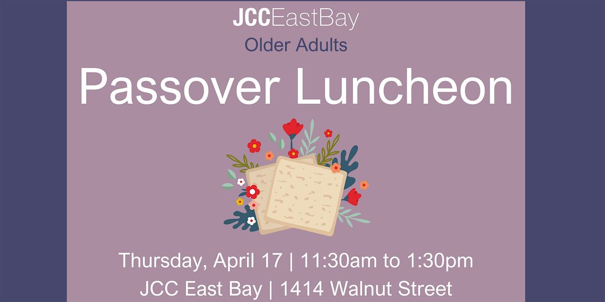 Older Adult Passover Luncheon