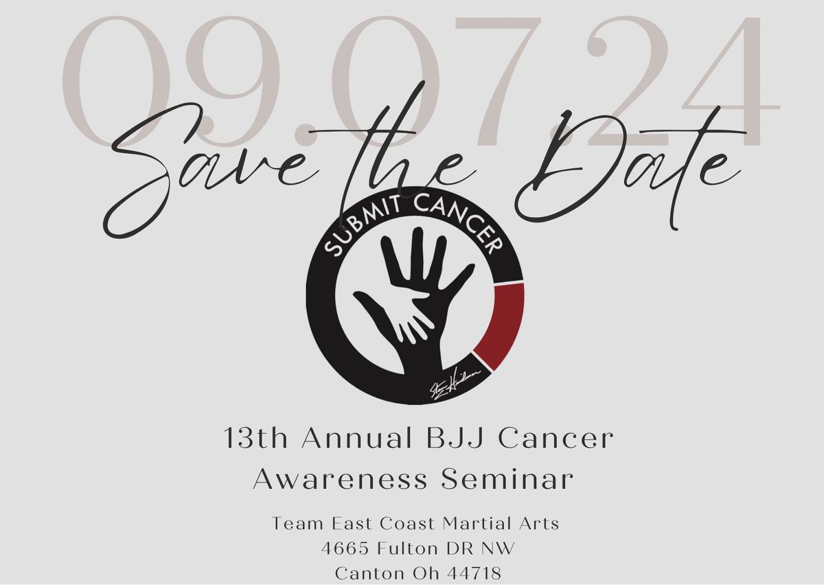 13th Annual BJJ Cancer Awareness Seminar 