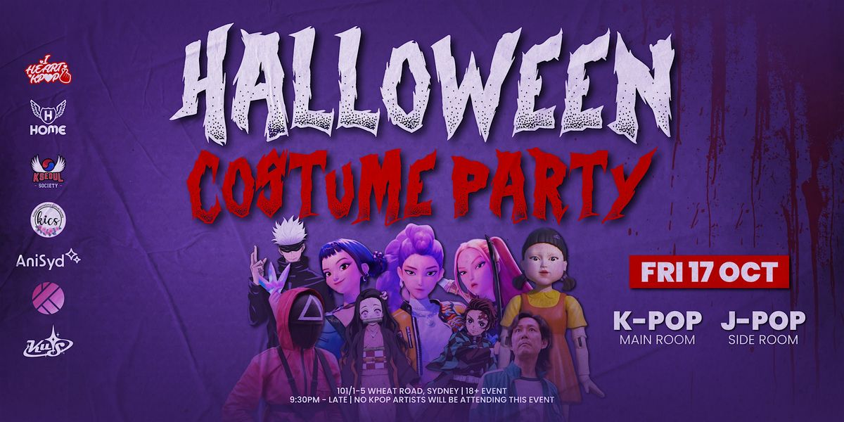 SYDNEY KPOP PARTY | HALLOWEEN COSTUME PARTY  | FRI 17 OCT