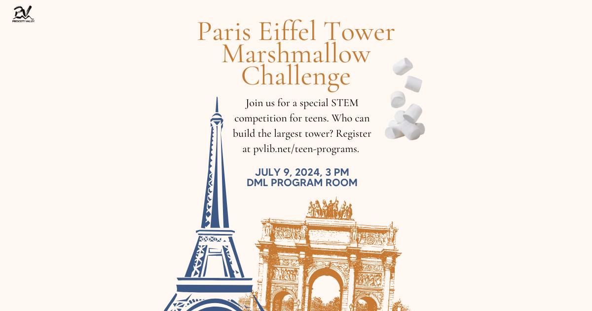 Paris Eiffel Tower Marshmallow Challenge