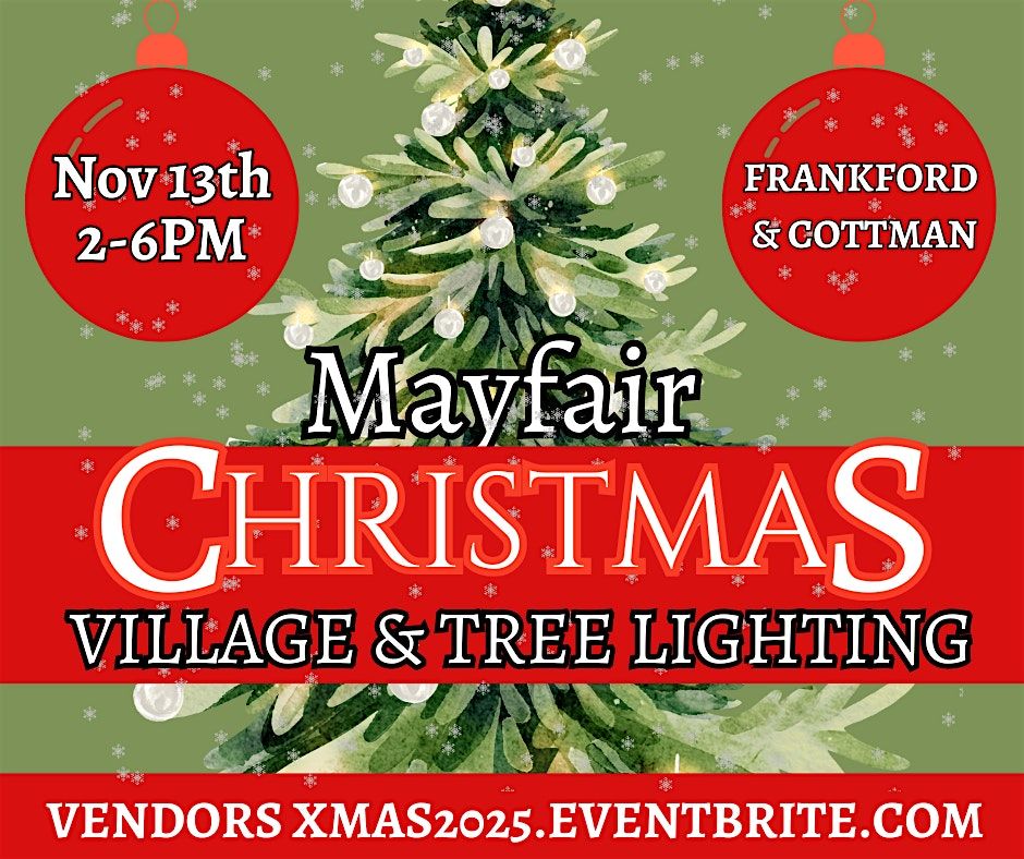 CHRISTMAS VILLAGE & TREE LIGHTING