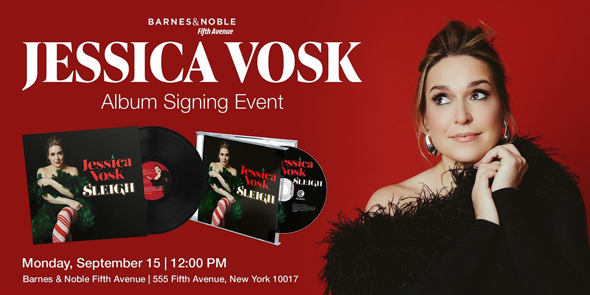 Signing with Jessica Vosk for SLEIGH at B&N 5th Avenue, NYC