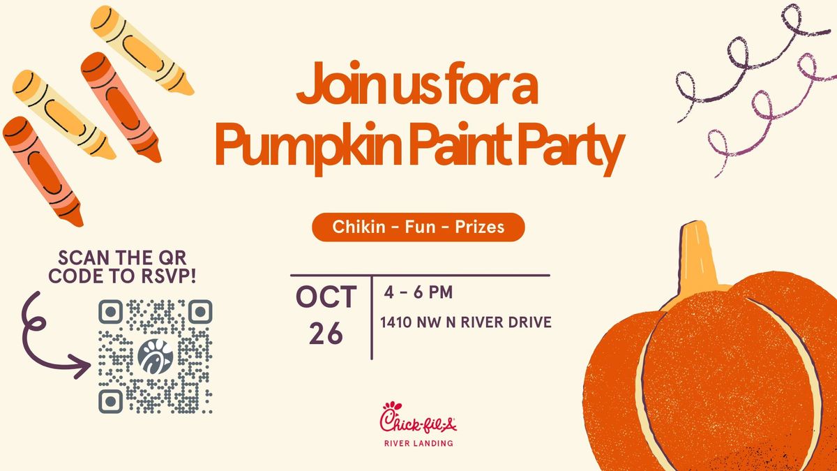 Pumpkin Paint Party 