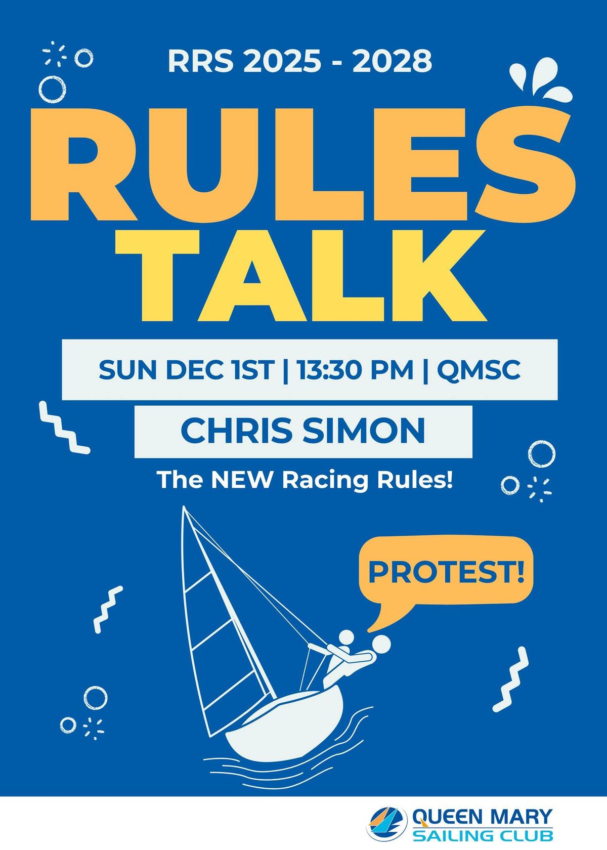 The New Racing Rules of Sailing Talk by Chris Simon