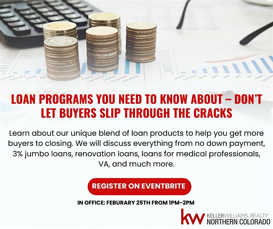 Loan Programs \u2013 Don\u2019t Let Buyers Slip Through The Cracks