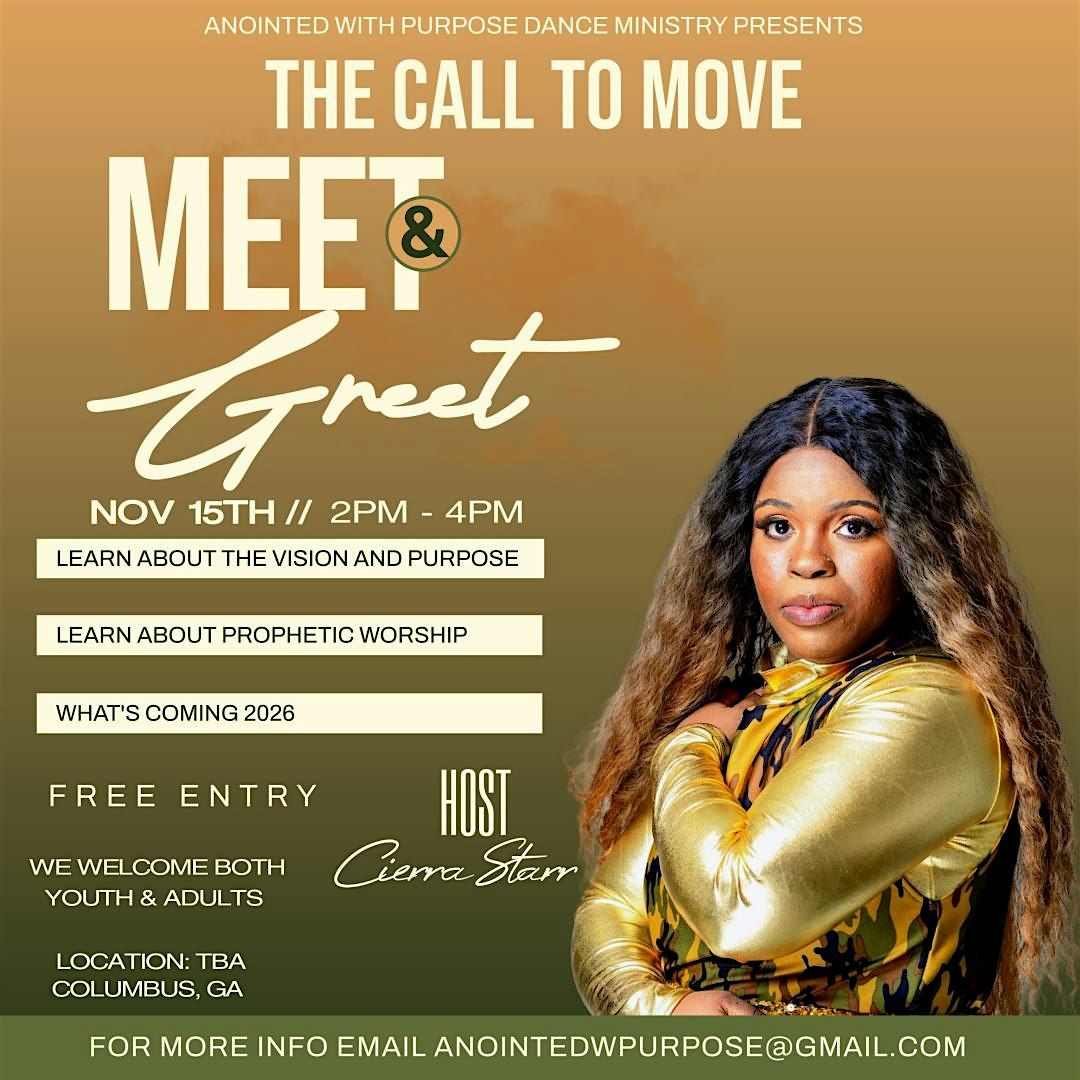 Anointed With Purpose Dance Ministry Meet & Greet