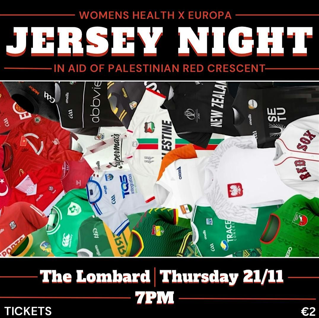 Jersey Night in aid of Palestinian Red Crescent