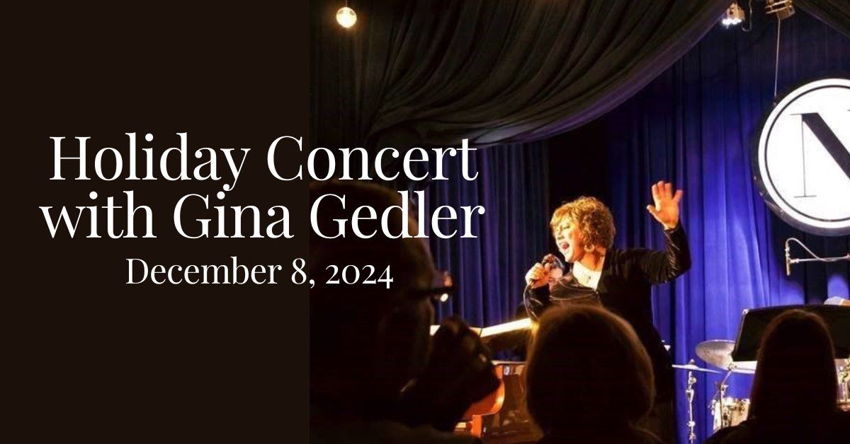 Holiday Concert with Gina Gedler