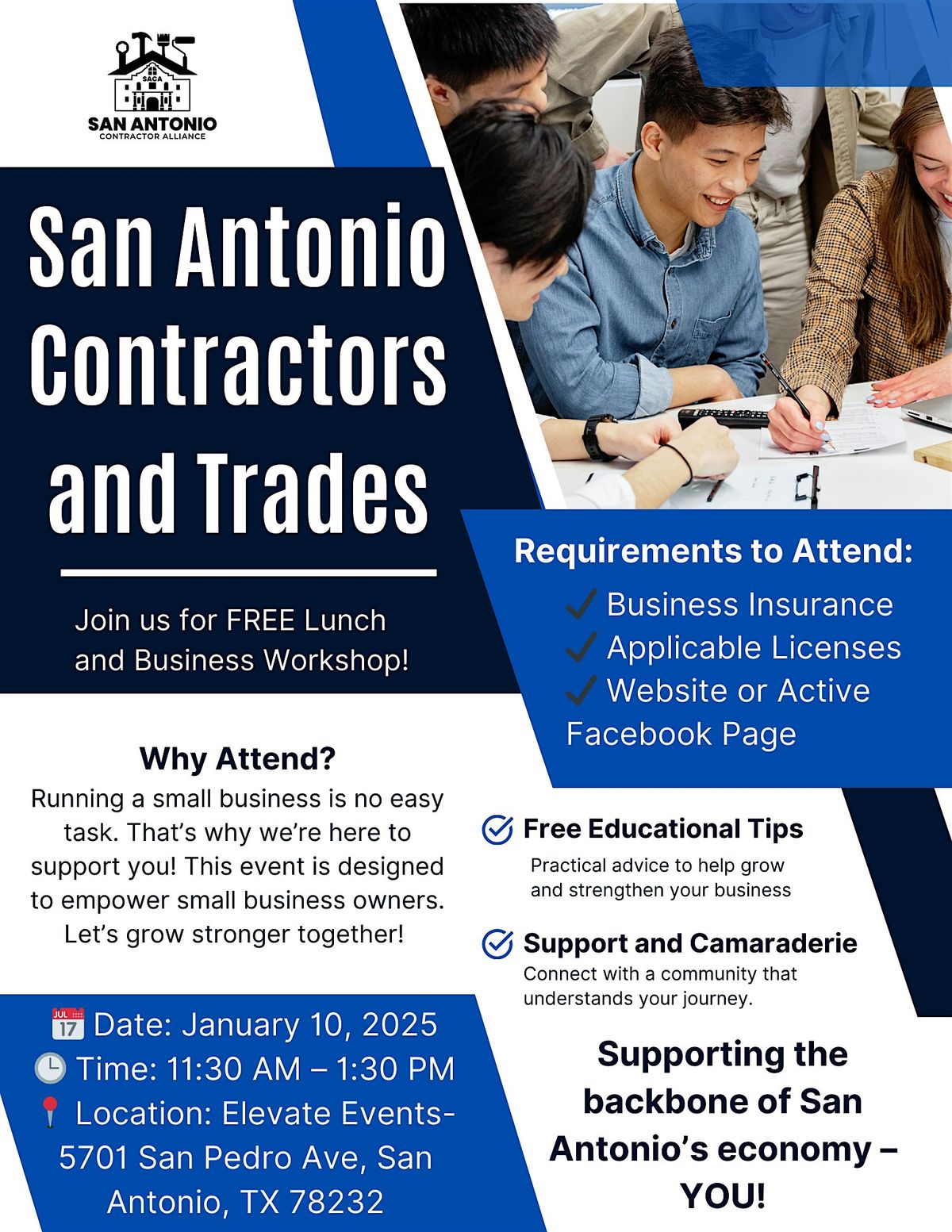 San Antonio Contractors and Trades \/First Meet Up