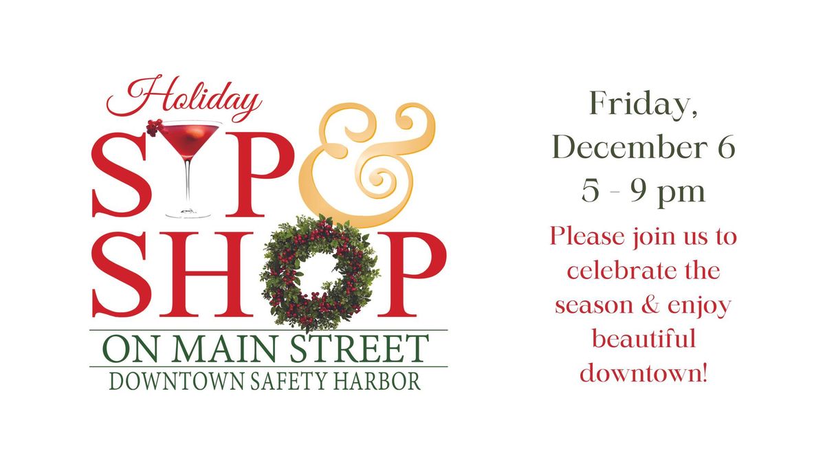 Holiday Sip & Shop in Safety Harbor