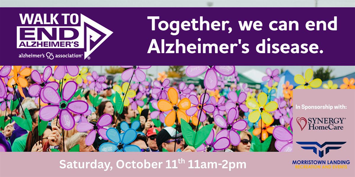 Morristown\u2019s First Annual Walk to End Alzheimer\u2019s