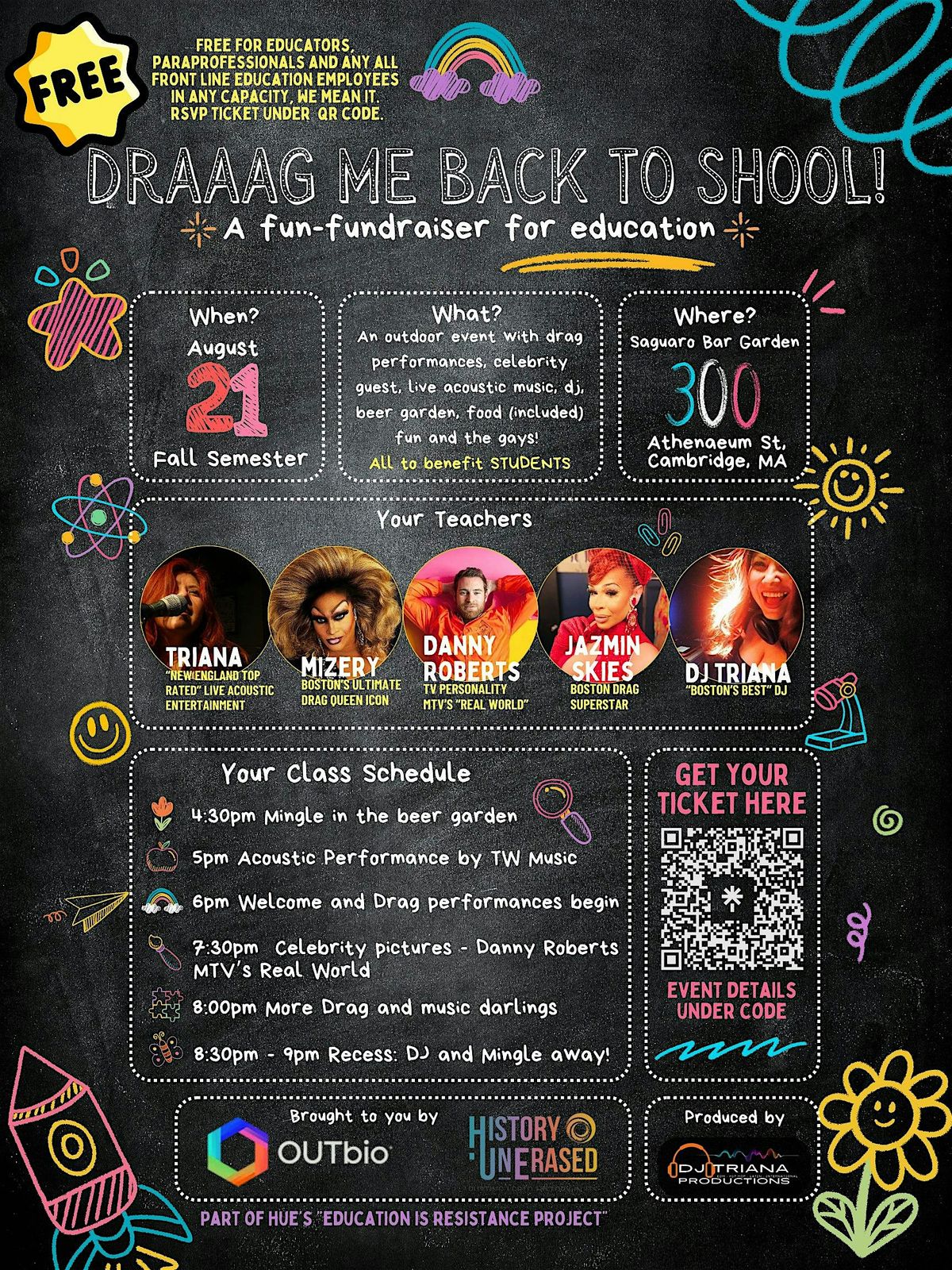 Draaag me back to school! "A Fun-fundraiser for Education"