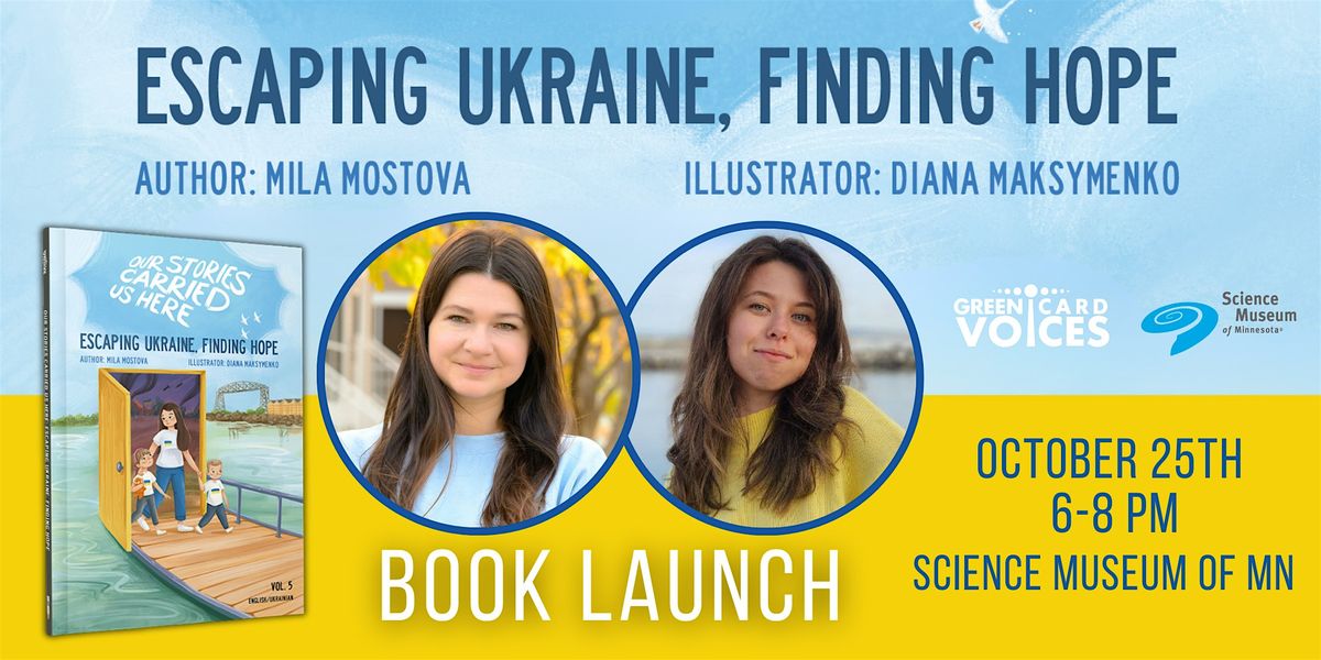 Join Bilingual Book Launch \u201cEscaping Ukraine, Finding Home\u201d