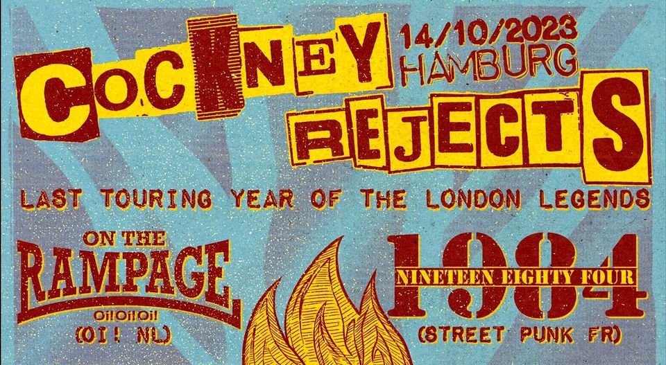 SOLD OUT !!! Cockney Rejects live in Hamburg