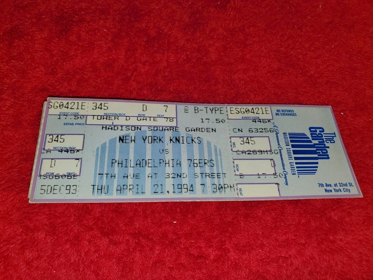 New York Knicks at Philadelphia 76ers Tickets