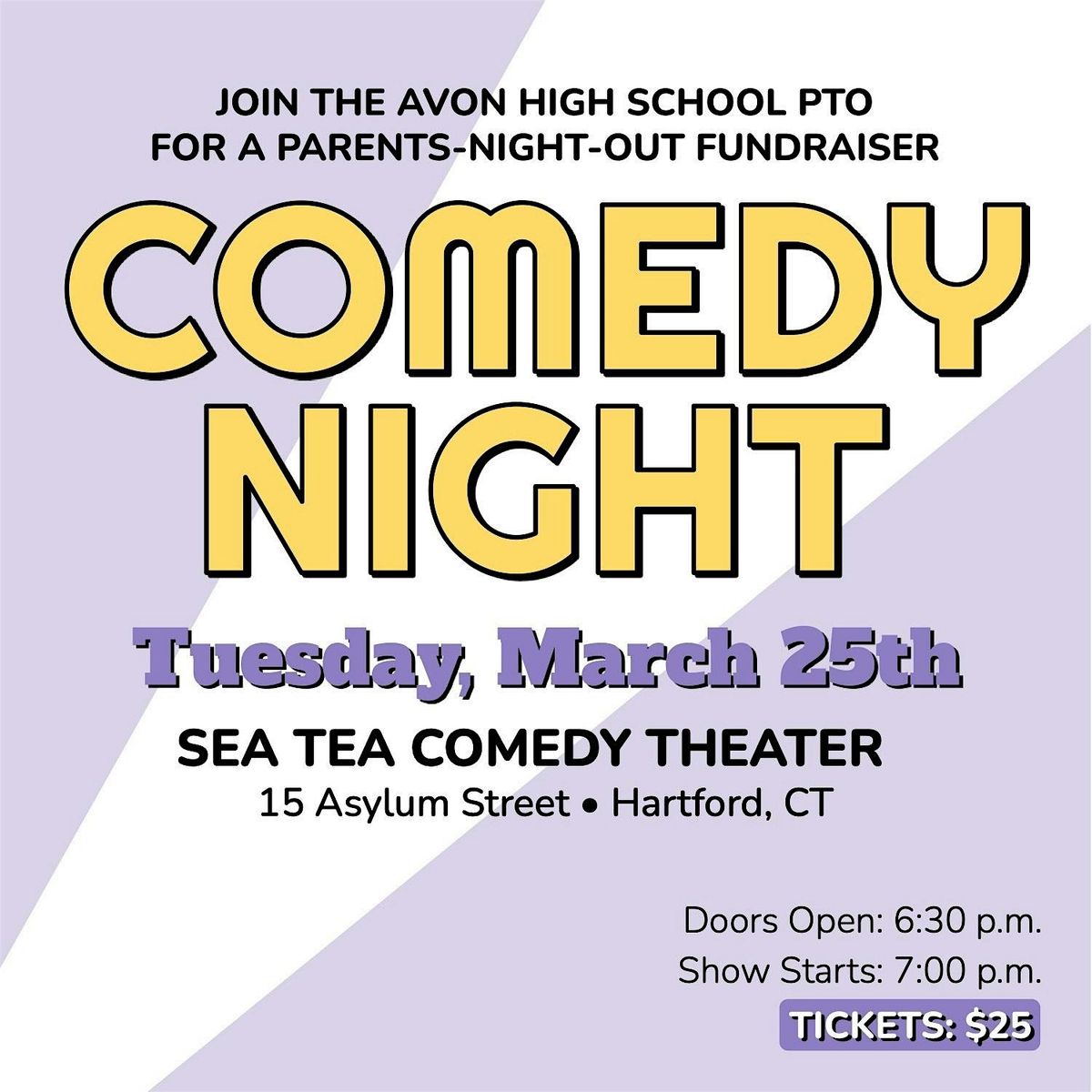 Comedy Night - Parents-Night-Out Fundraiser for the Avon High School PTO