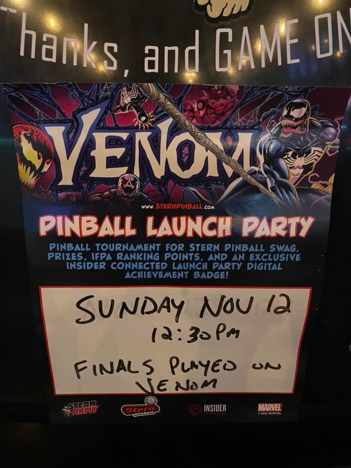Player 1 Arcade Monthly- Venom Launch Party