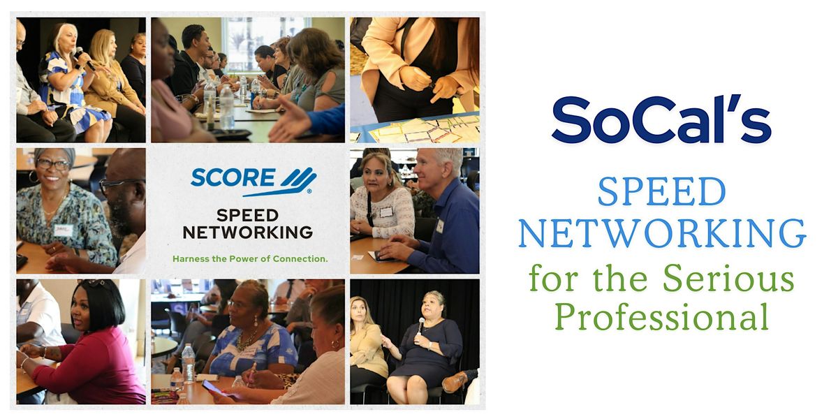 Coachella Valley Speed Networking Event