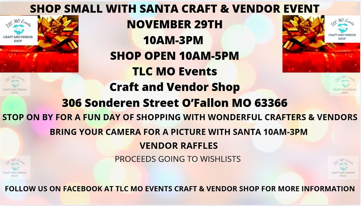 Shop Small with Santa Craft and Vendor Event