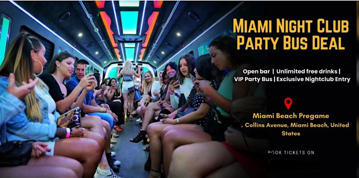 MIAMI PARTY PACKAGE DEAL ALONG WITH OPENBAR PREGAME