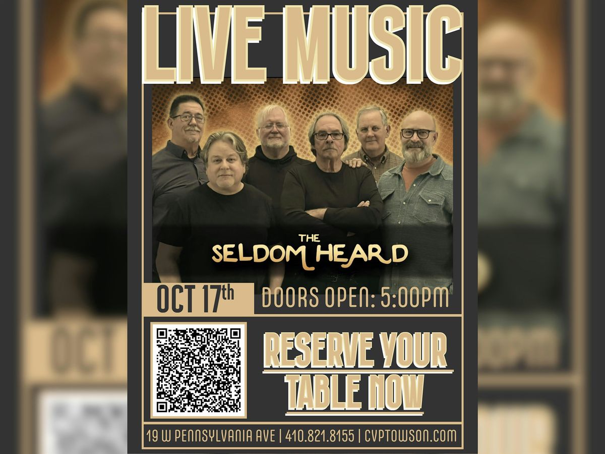 Live Music: The Seldom Heard