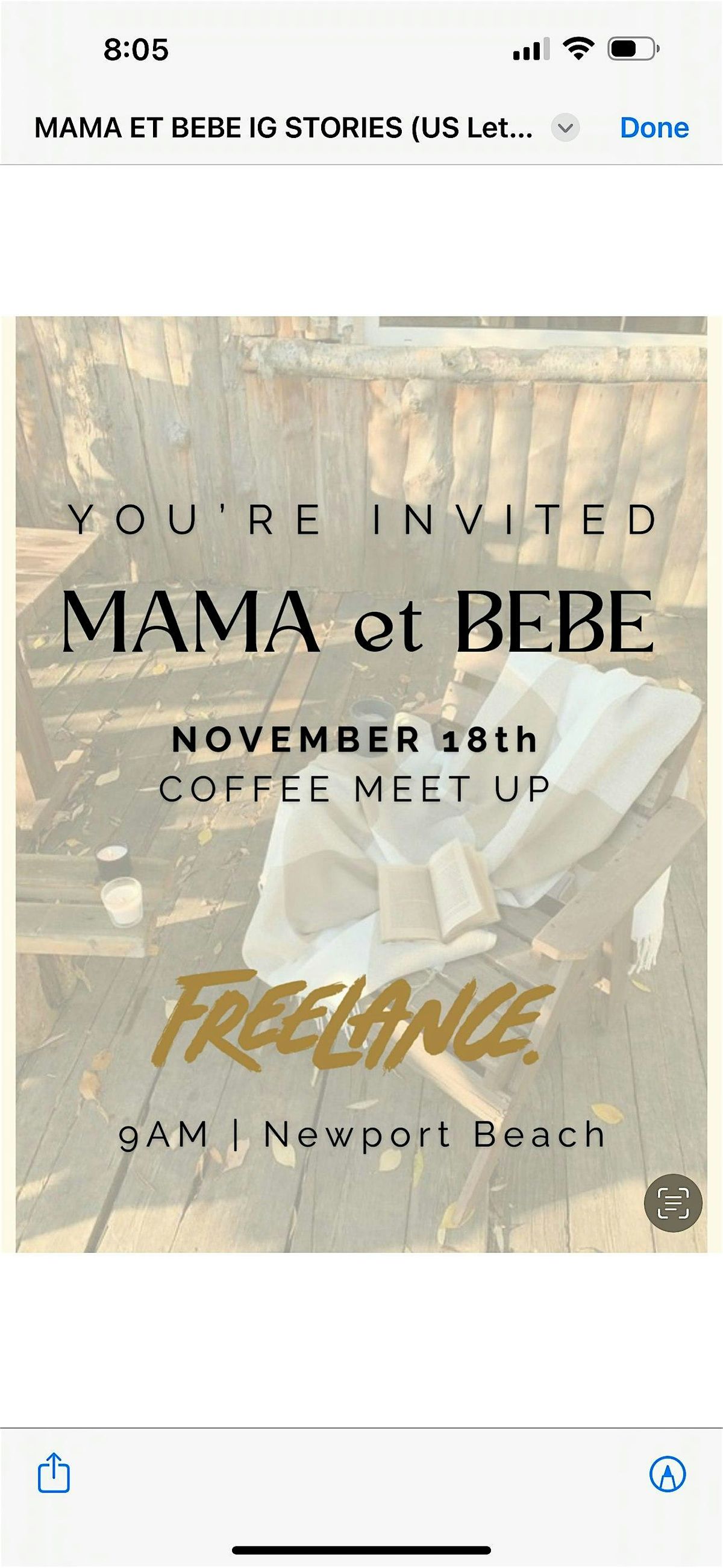 Mama et Bebe Community Coffee Meetup!