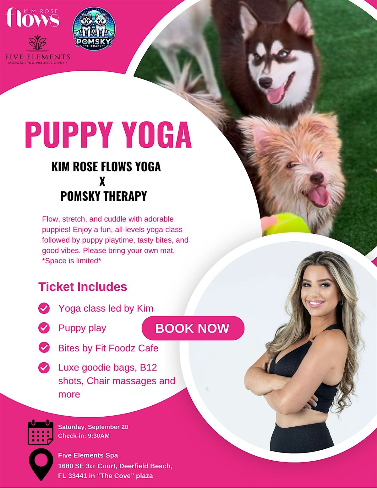 Puppy Yoga, The Feel-Good Event of The Season