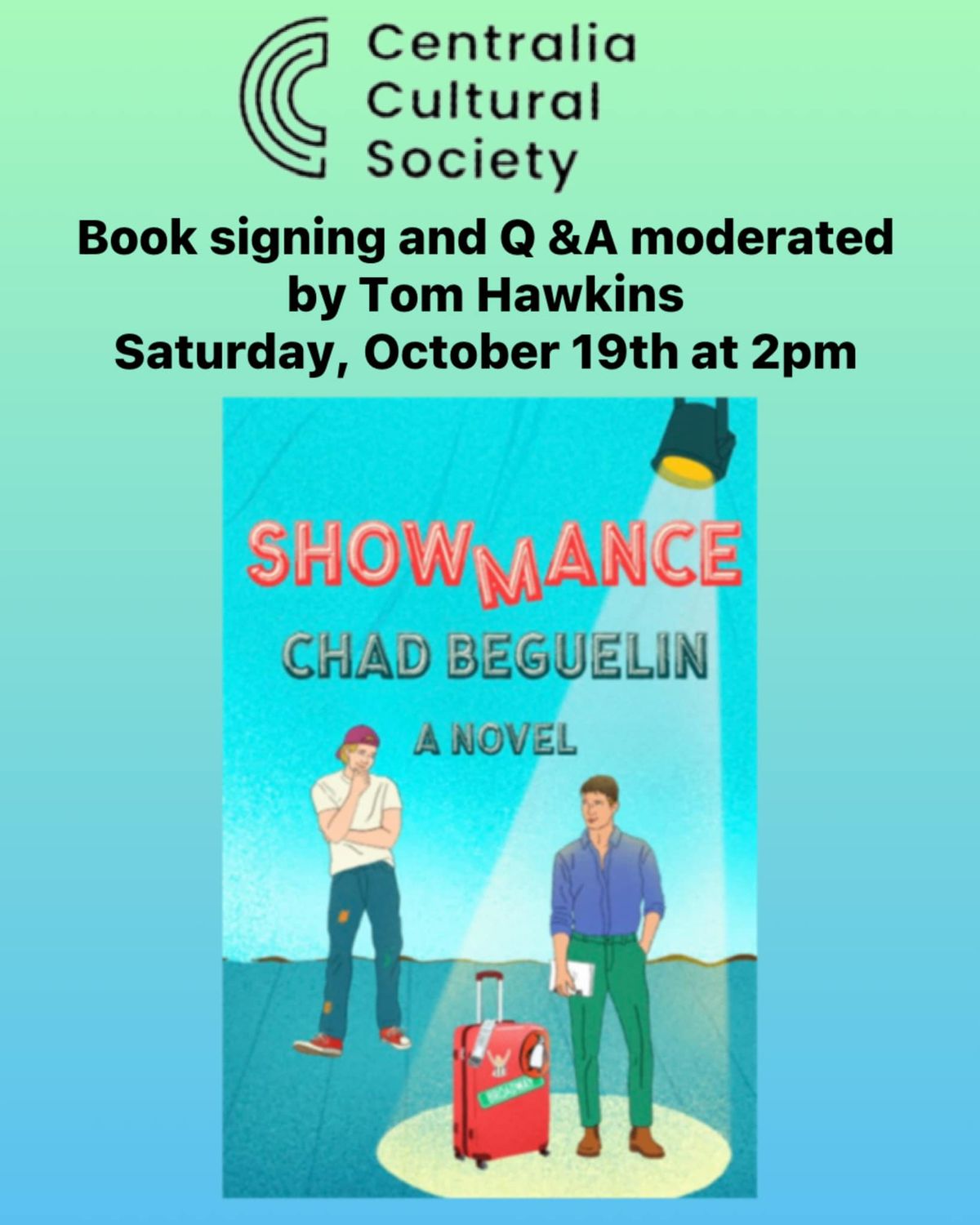 SHOWMANCE with Chad Beguelin - Book signing and Q&A