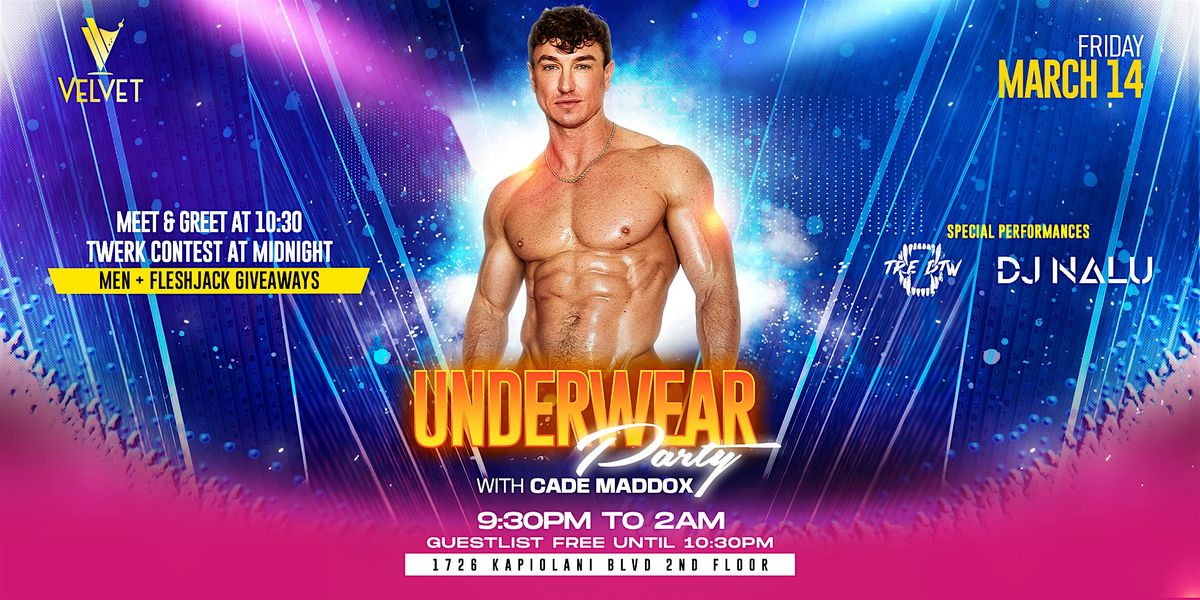 LGBT Underwear Dance Party with Cade Maddox