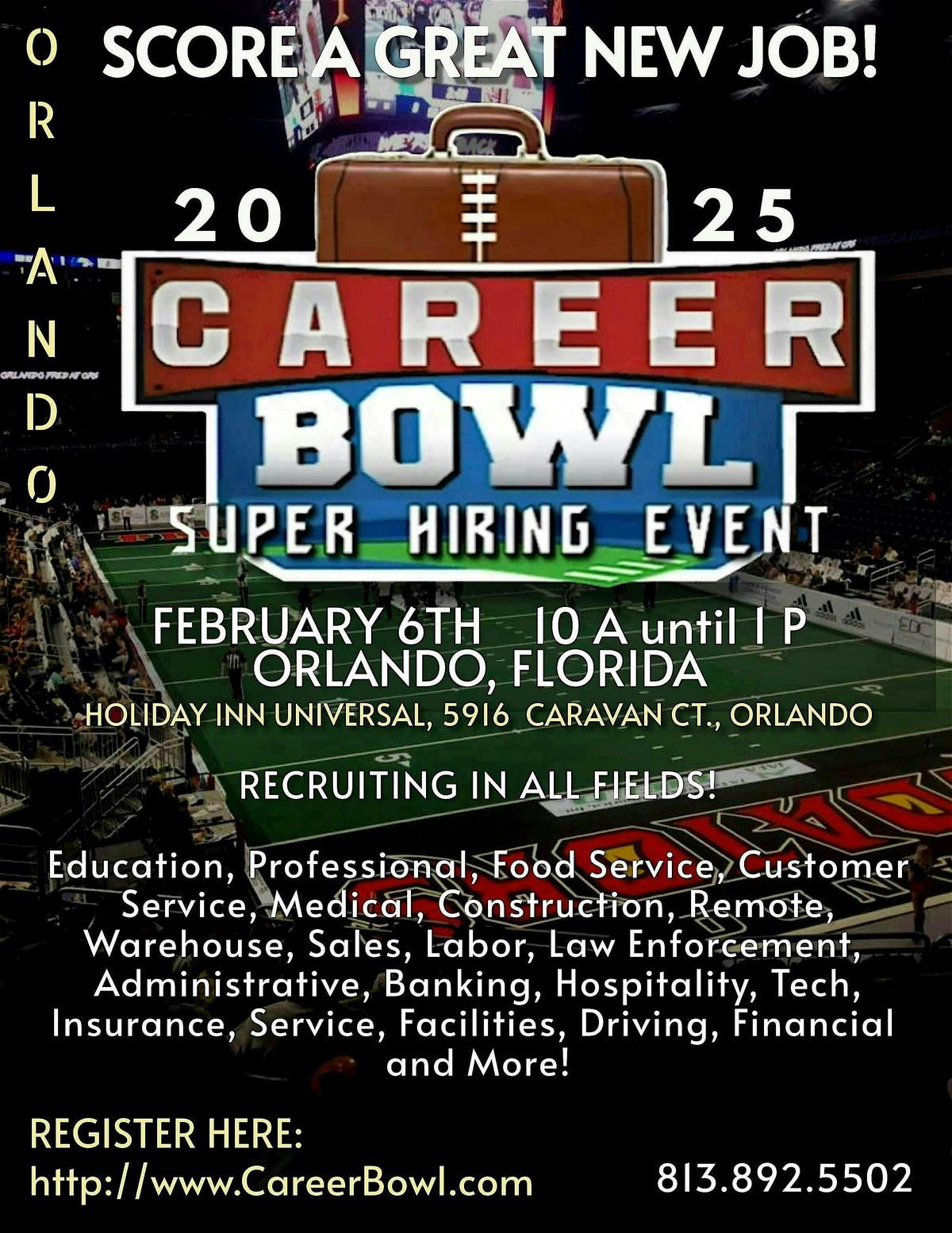 CAREER BOWL 2025 TAMPA BAY Job Fair  - January 23rd!