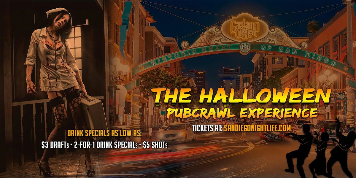 San Diego Halloween Pub Crawl Party Saturday