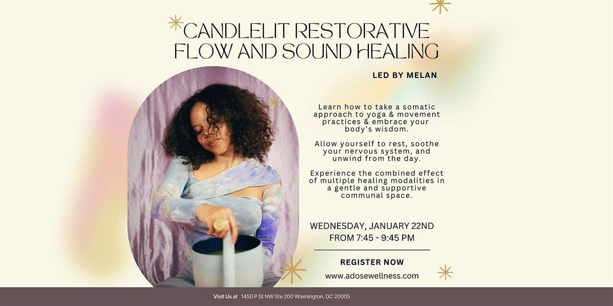 Candlelit Restorative Flow & Sound Healing