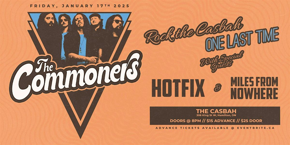 Soul Infused RnR - The Commoners LIVE at the Casbah w\/ HotFix and MFN